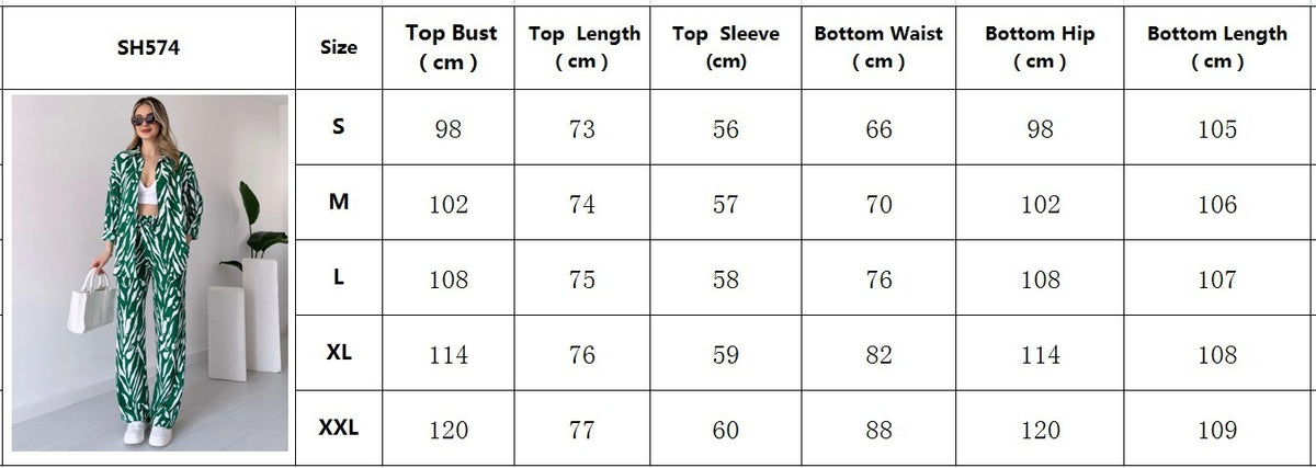 Ribbonelle™ Casual Loose Long Sleeve Trousers Suit