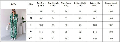 Ribbonelle™ Casual Loose Long Sleeve Trousers Suit